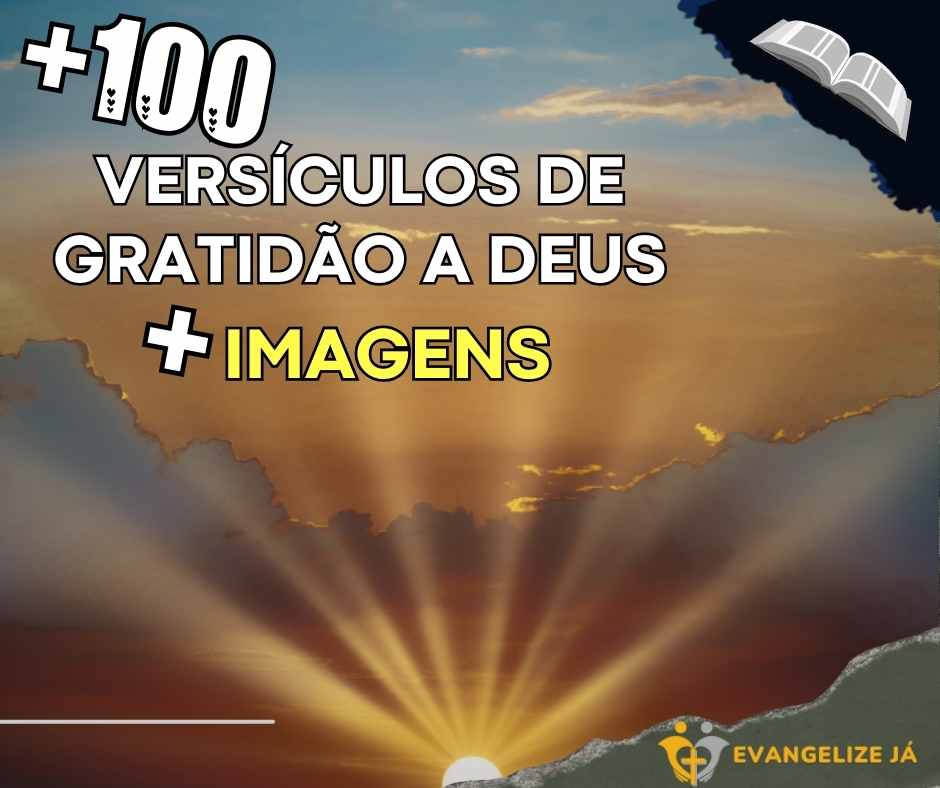 100 Versículos de Gratidão a Deus + IMAGENS THUMB